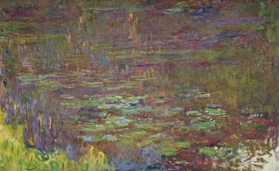 Waterlilies at Sunset (detail) by Claude Monet